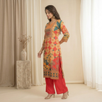 Multicolor Printed Kurta Set