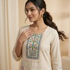 Pastel Bloom Kurta Set