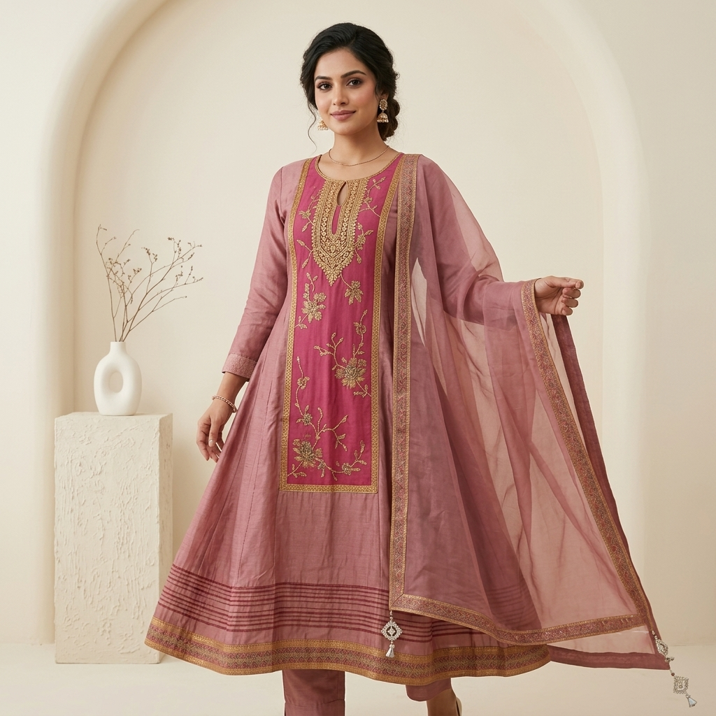 Pink Heritage 3 Pcs Suit Set