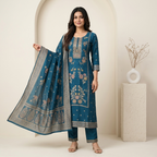 Sapphire Garden 3 Pcs Suit Set