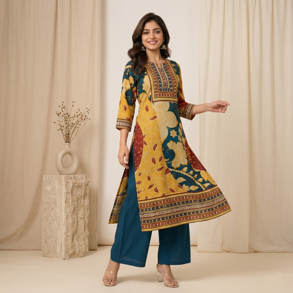 Bloom Kurta Set