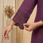 Plum Lace Co-Ord Set