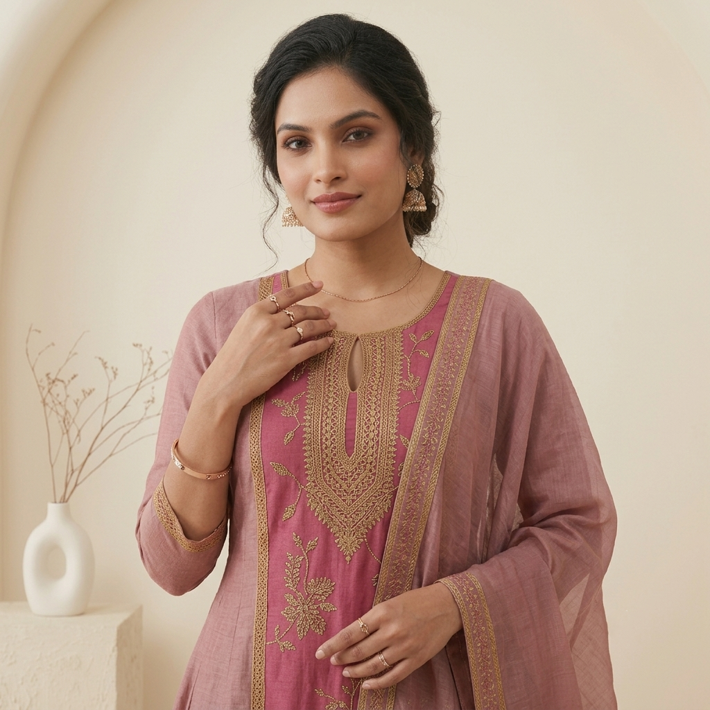 Pink Heritage 3 Pcs Suit Set