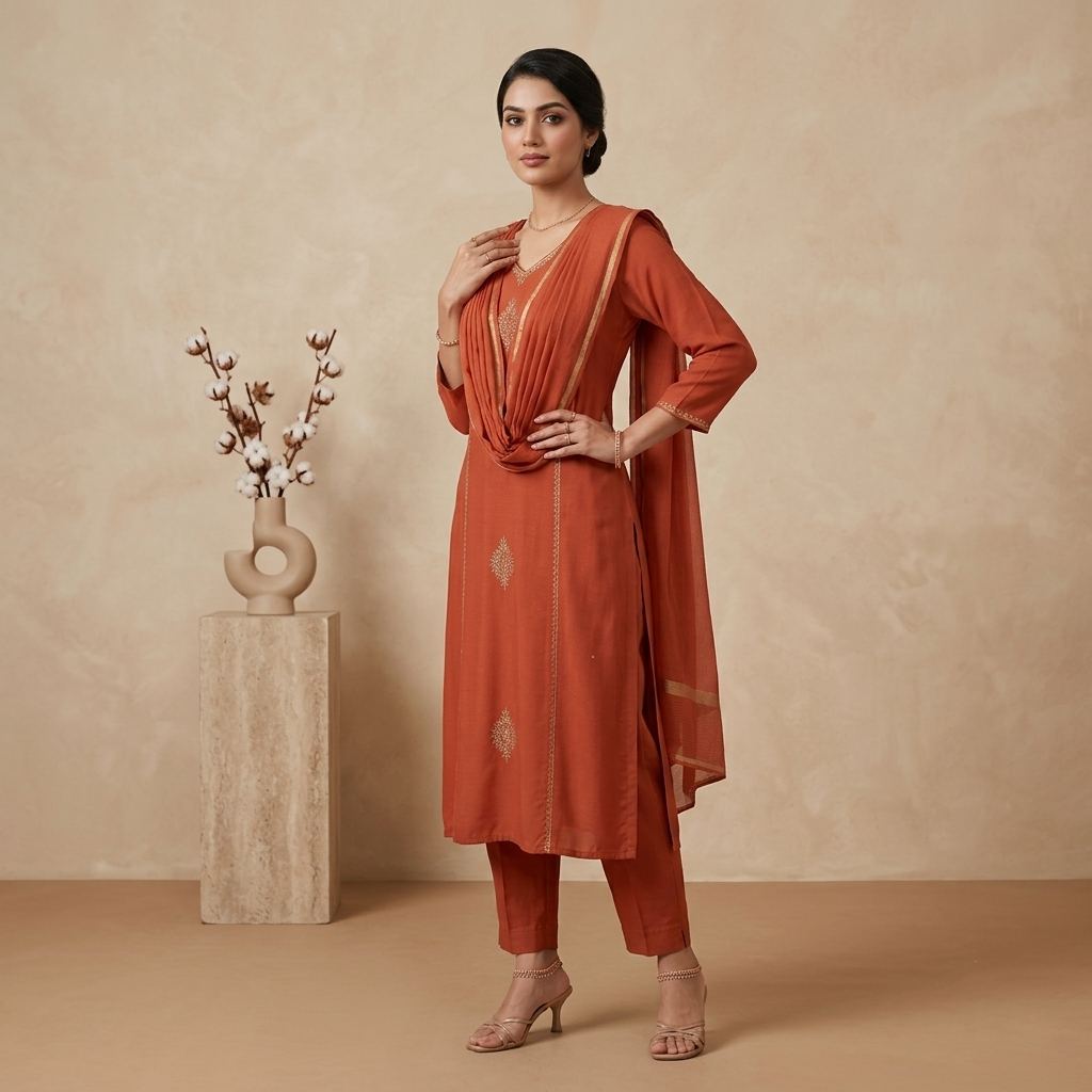 Rustic Amber 3 Pcs Suit Set