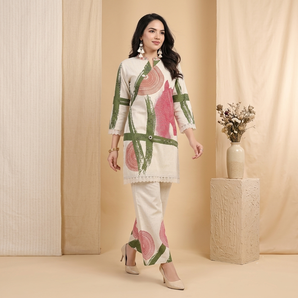 Abstract Print Co-ord Set