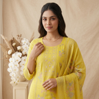 Radiant Yellow 3 Pcs Suit Set