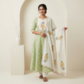 Sage Mosaic 3 Pcs Suit Set