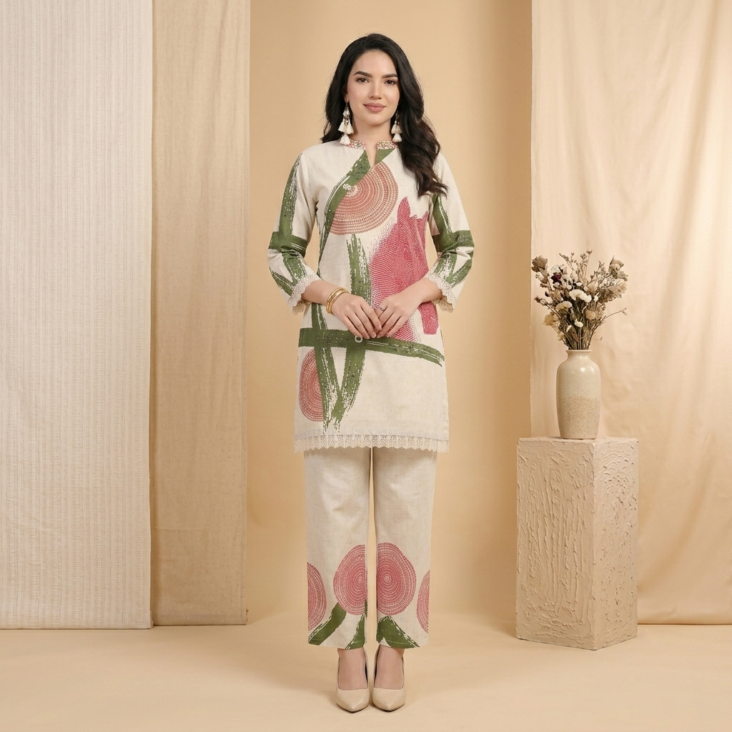 Abstract Print Co-ord Set