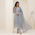 Mist Grey 3 Pcs Suit Set